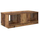 Sofabord med skuffe Gammelt træ 102 x 50 x 36cm Konstrueret træ