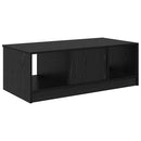 Sofabord med skuffe Sort eg 102 x 50 x 36cm Konstrueret træ