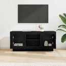 TV-skab Sort eg 102 x 35 x 45 cm Konstrueret træ