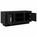 TV-skab Sort eg 102 x 35 x 45 cm Konstrueret træ