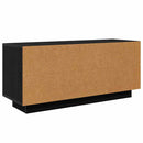 TV-skab Sort eg 102 x 35 x 45 cm Konstrueret træ