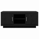 TV-skab Sort eg 102 x 35 x 45 cm Konstrueret træ