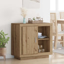 Sideboard Artisan Egetræ 80 x 40 x 75 cm Konstrueret træ