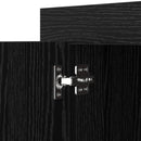 Sideboard Sort eg 80 x 40 x 75 cm Konstrueret træ