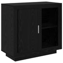 Sideboard Sort eg 80 x 40 x 75 cm Konstrueret træ
