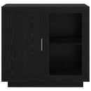 Sideboard Sort eg 80 x 40 x 75 cm Konstrueret træ