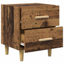 Sengeskab 2 pcs Gammelt træ 40 x 35 x 47,5 cm Konstrueret træ