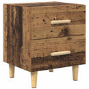 Sengeskab 2 pcs Gammelt træ 40 x 35 x 47,5 cm Konstrueret træ