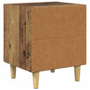 Sengeskab 2 pcs Gammelt træ 40 x 35 x 47,5 cm Konstrueret træ