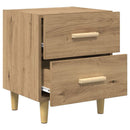 Sengeskab med skuffe 2 pcs Artisan Egetræ 40 x 35 x 47,5 cm