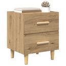 Sengeskab med skuffe 2 pcs Artisan Egetræ 40 x 35 x 47,5 cm