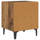Sengeskab 2 pcs Gammelt træ 40 x 35 x 47,5 cm Konstrueret træ