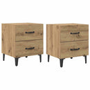 Sengeskab med skuffe 2 pcs Artisan Egetræ 40 x 35 x 47,5 cm