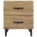 Sengeskab med skuffe 2 pcs Artisan Egetræ 40 x 35 x 47,5 cm