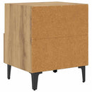Natskab 2 pcs Artisan Egetræ 40 x 35 x 47,5 cm Konstrueret træ