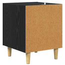 Natskab 2 pcs Sort eg 40 x 40 x 50 cm Konstrueret træ
