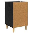 Natskab Sort eg 40 x 40 x 66 cm Konstrueret træ