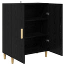 Sideboard Sort eg 70 x 34 x 90 cm Konstrueret træ