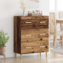 Sideboard Gammelt træ 69,5 x 34 x 90 cm Konstrueret træ