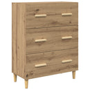 Sideboard Artisan Egetræ 69,5 x 34 x 90 cm Konstrueret træ