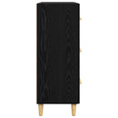 Sideboard Sort eg 69,5 x 34 x 90 cm Konstrueret træ