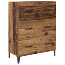 Sideboard Gammelt træ 69,5 x 34 x 90 cm Ingeniørt træ og jern