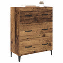 Sideboard Gammelt træ 69,5 x 34 x 90 cm Ingeniørt træ og jern