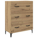 Sideboard med skuffe Artisan Egetræ 69,5 x 34 x 90 cm