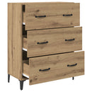Sideboard med skuffe Artisan Egetræ 69,5 x 34 x 90 cm