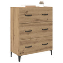 Sideboard med skuffe Artisan Egetræ 69,5 x 34 x 90 cm