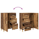 Sideboard Gammelt træ 34 x 69,5 x 90 cm Konstrueret træ