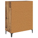 Sideboard Gammelt træ 69,5 x 34 x 90 cm Konstrueret træ