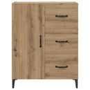 Sideboard Artisan Egetræ 69,5 x 34 x 90 cm Konstrueret træ