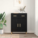 Sideboard Sort eg 34 x 69.5 x 89 cm Konstrueret træ