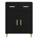 Sideboard Sort eg 34 x 69.5 x 89 cm Konstrueret træ