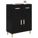 Sideboard Sort eg 34 x 69.5 x 89 cm Konstrueret træ