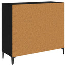 Sideboard Sort eg 34 x 90 x 80 cm Konstrueret træ