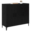 Sideboard Sort eg 34 x 90 x 80 cm Konstrueret træ