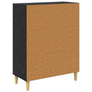 Sideboard Sort eg 69,5 x 32,5 x 90 cm Konstrueret træ