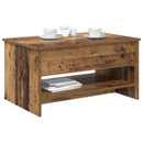 Sofabord Gammelt træ 80 x 50,5 x 41,5 cm Konstrueret træ
