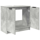 Badeværelsesskab Beton Grå 64,5 x 33,5 x 59 cm Konstrueret træ