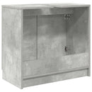 Badeværelsesskab Beton Grå 64,5 x 33,5 x 59 cm Konstrueret træ
