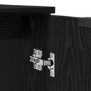 Badeværelsesskab Sort eg 64,5 x 33,5 x 59 cm Konstrueret træ