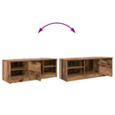 TV-skab Gammelt træ 102 x 35 x 36,5 cm Konstrueret træ