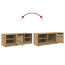 TV-skab Artisan Egetræ 102 x 35 x 36,5 cm Konstrueret træ