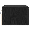 Natskab 2 pcs Sort eg 34 x 30 x 20 cm Konstrueret træ