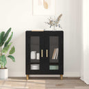 Sideboard Sort eg 69,5 x 34 x 90 cm Konstrueret træ