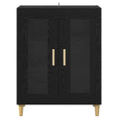 Sideboard Sort eg 69,5 x 34 x 90 cm Konstrueret træ