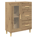 Sideboard Artisan Egetræ 69,5 x 34 x 90 cm Konstrueret træ