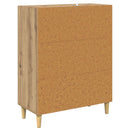 Sideboard Artisan Egetræ 69,5 x 34 x 90 cm Konstrueret træ